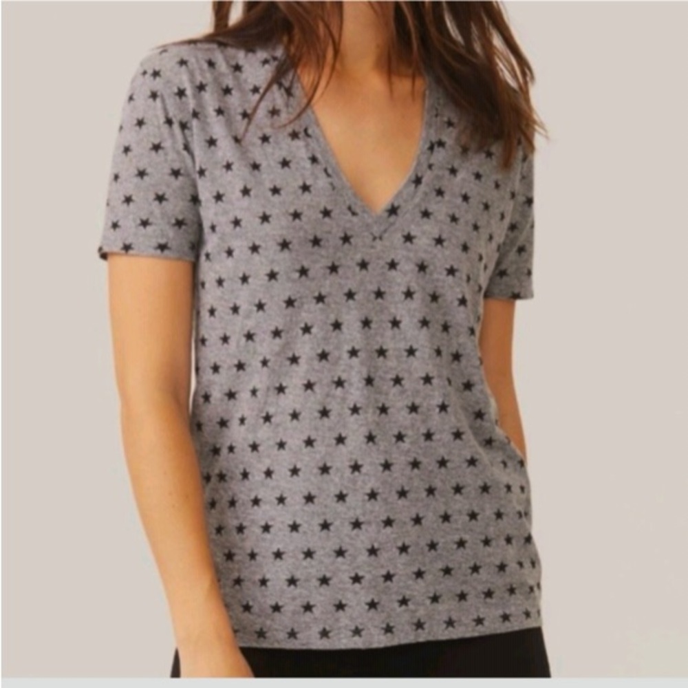 Monrow tri blend V-neck short sleeve T-shirt - Picture 5 of 9
